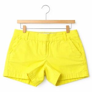 J crew sunshine yellow chino shorts